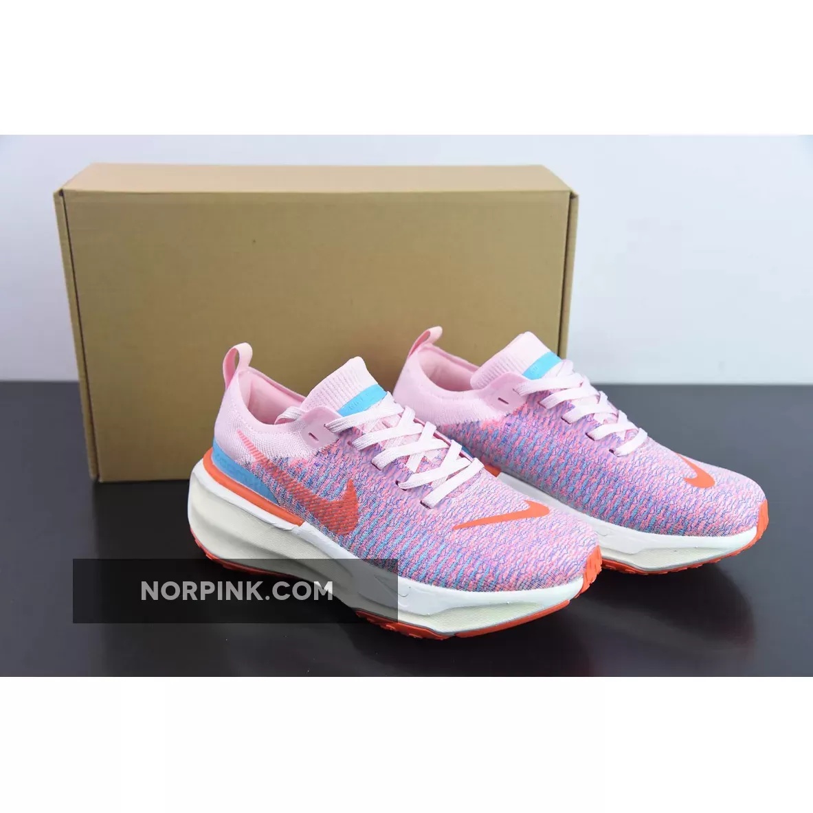 Nike Invincible Run Flyknit 3 Pink Blue White | DR2660-001