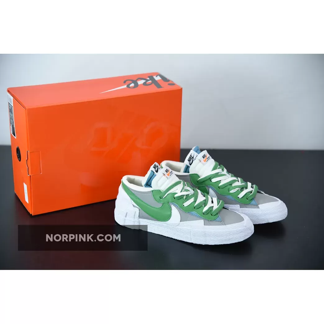 sacai x Nike Blazer Low Medium Grey Green DD1877-001