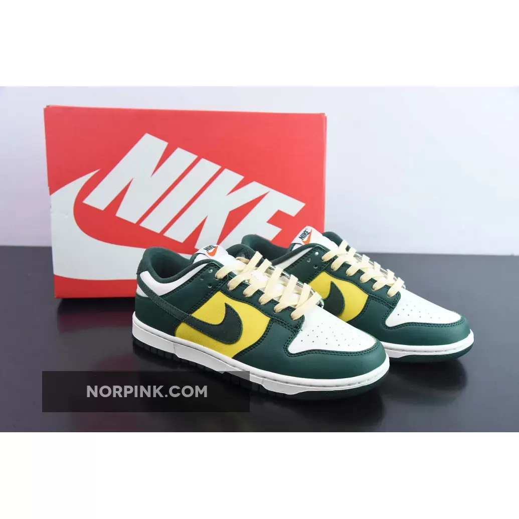 Nike Dunk Low Sail/Opti Yellow-Noble Green FD0350-133