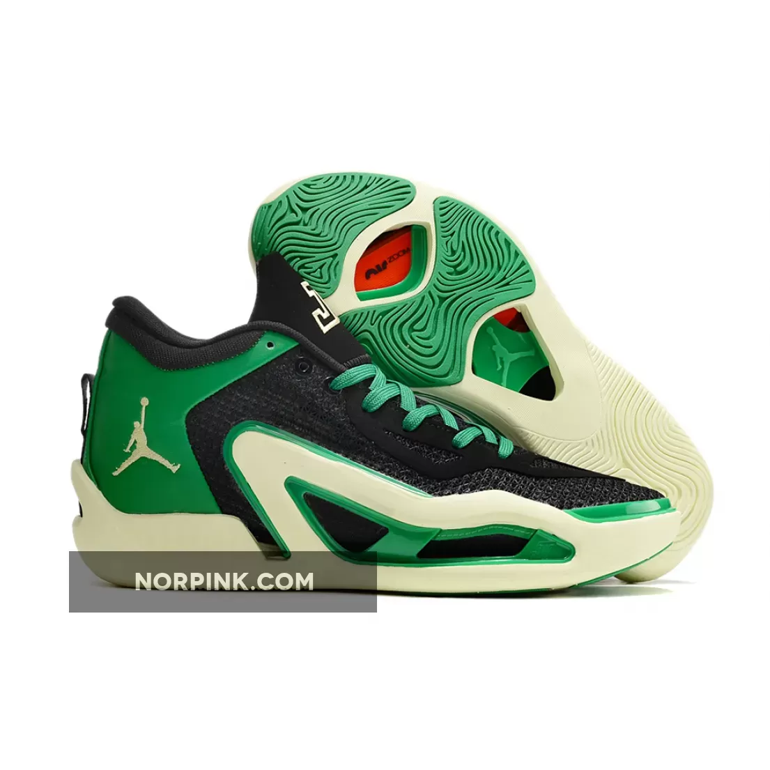 Jordan Tatum 1 'Celtics' Black Green Sail 1683117405 New Releases