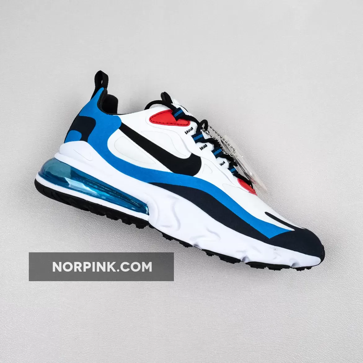 Air Max 270 White Photo Blue / Nike Air Max 270 React White/Photo Blue-University Red DA2400-100