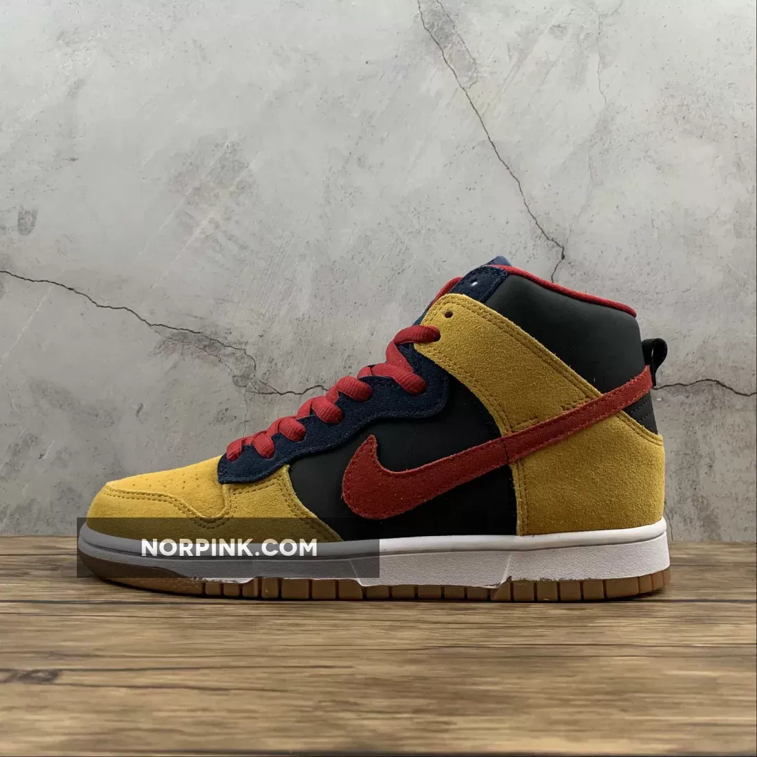 Nike SB Dunk High Premium Dark Obsidian/Varsity Red-Maple 313171-010 Restock