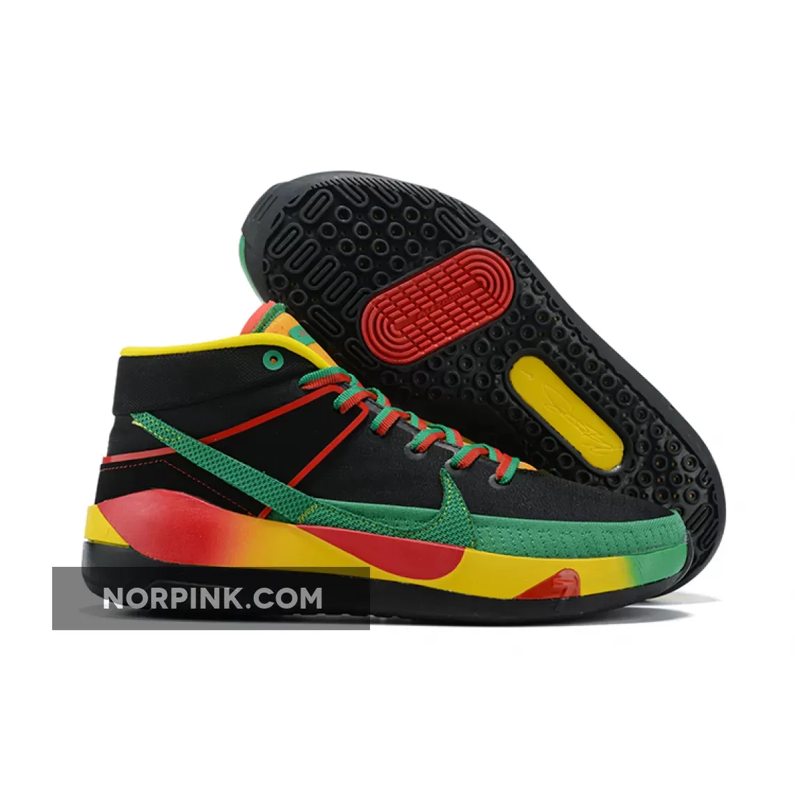 Nike KD 13 'Rasta' Red/Green-Red-Yellow #kd 13 green