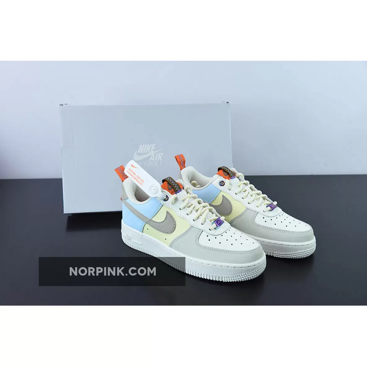 Nike Air Force 1 Low White Blue Orange DX6042-111 New Releases