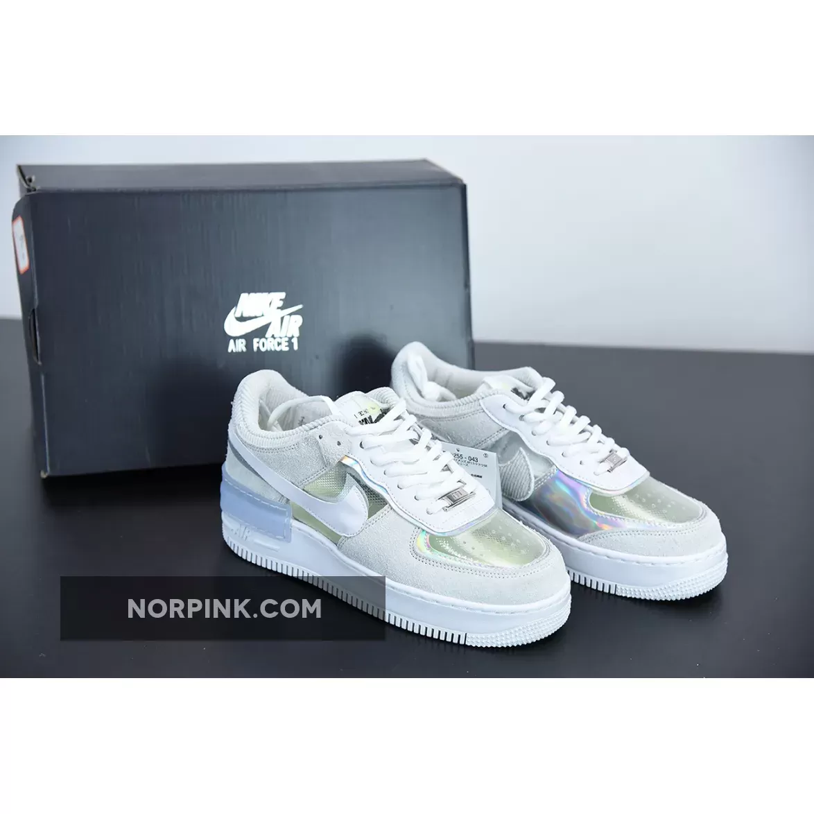 Nike Air Force 1 Shadow Pure Platinum White For Womens DC5255-043 Restock