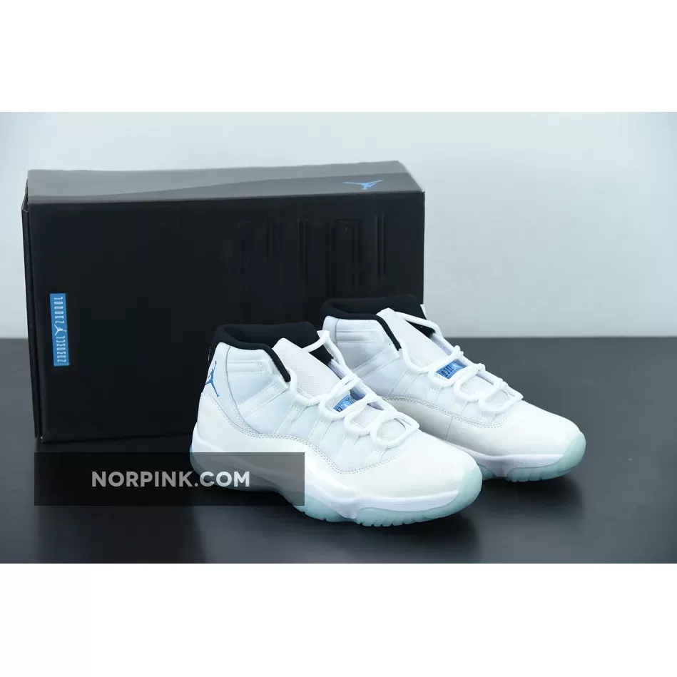 Air Jordan 11 Retro 'Columbia Blue' White/Legend Blue 378037-117 / jordan columbia 11