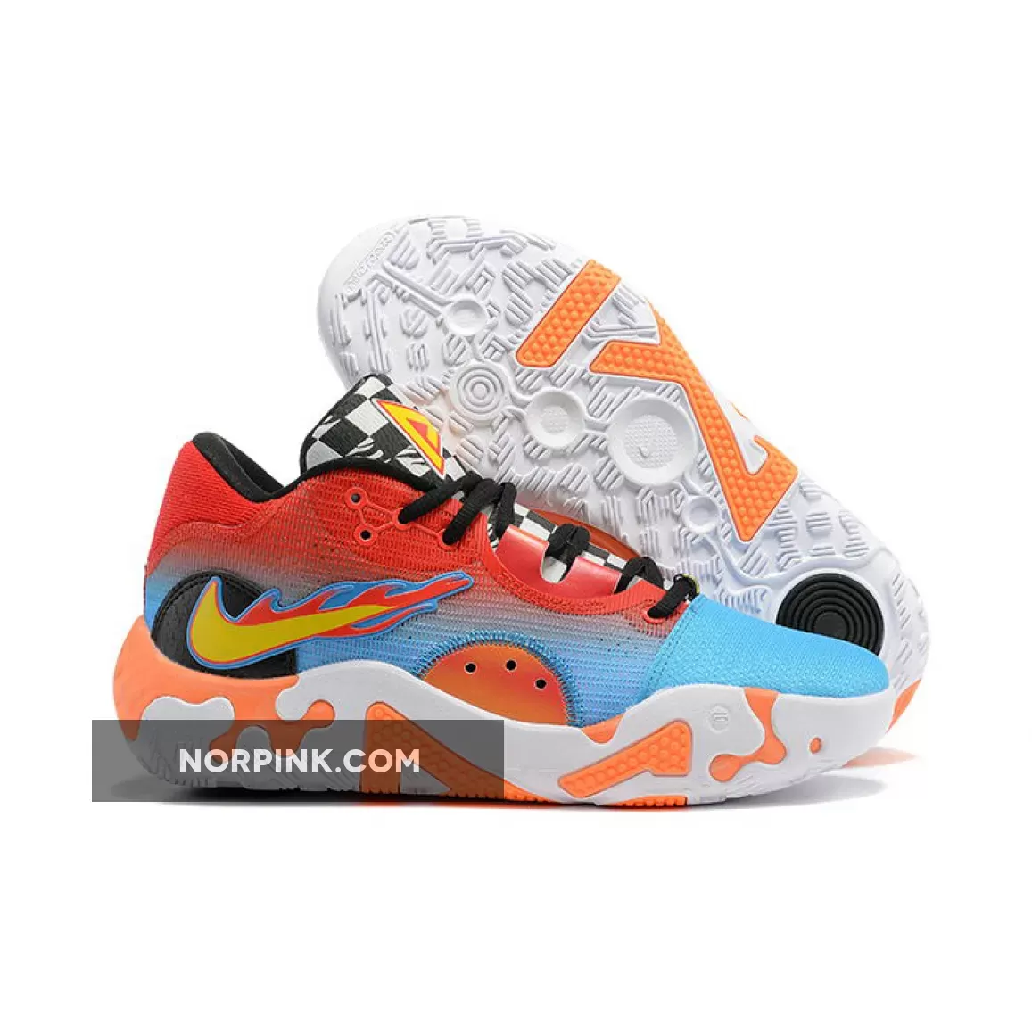 Hot Wheels X Nike PG 6 Blue/Red-Orange DH8446-400 pg 6 hot wheels where to buy