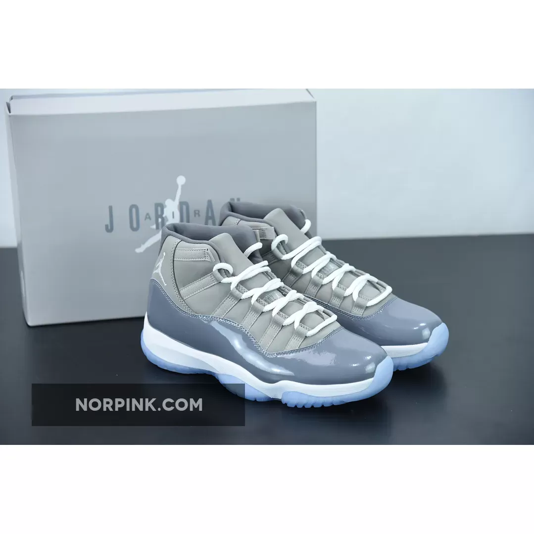 11s Jordans 2023 - Air Jordan 11 'Cool Grey 2021' Medium Grey/White-Cool Grey CT8012-005