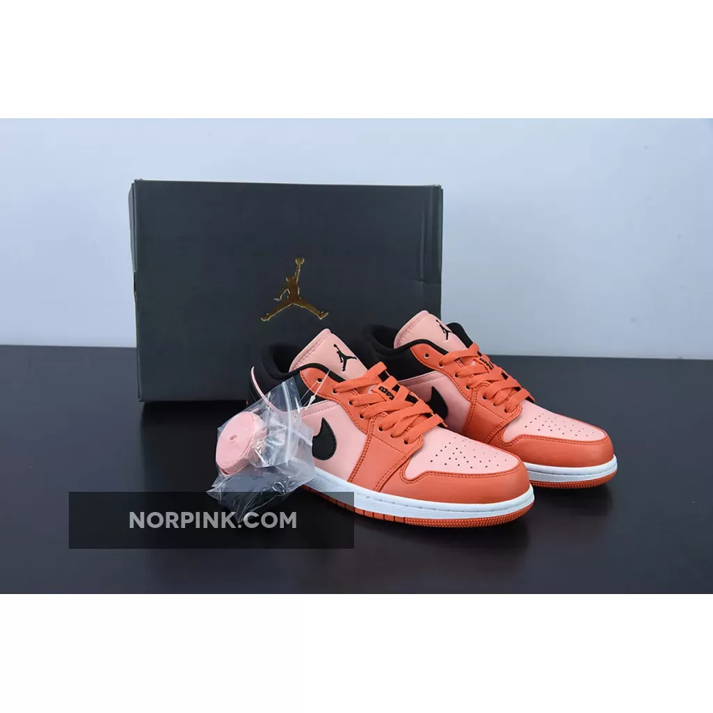 Air Jordan 1 Low Orange Black DM3379-600 / jordan 1 low orange black