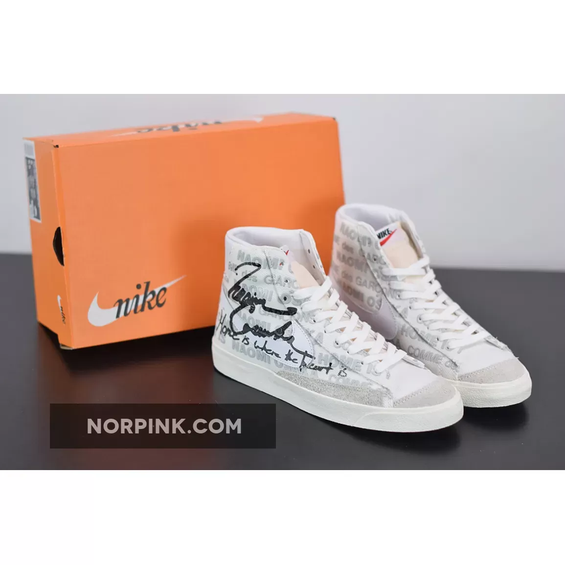 Comme des Garcons x Naomi Osaka x Nike Blazer Mid White DA5383-100 blazer heart