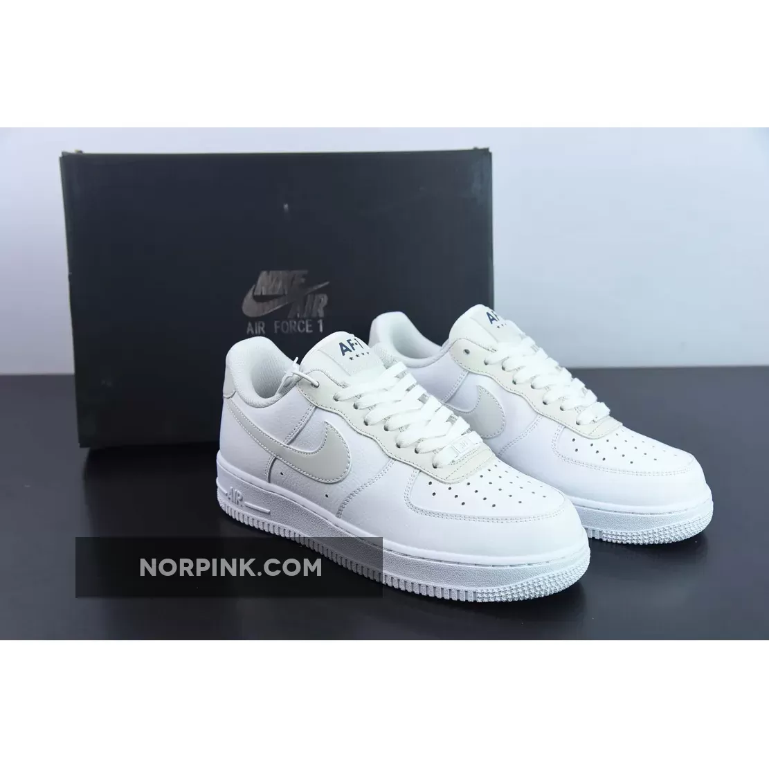 Nike Air Force 1 Low White/Light Bone / af1 light bone