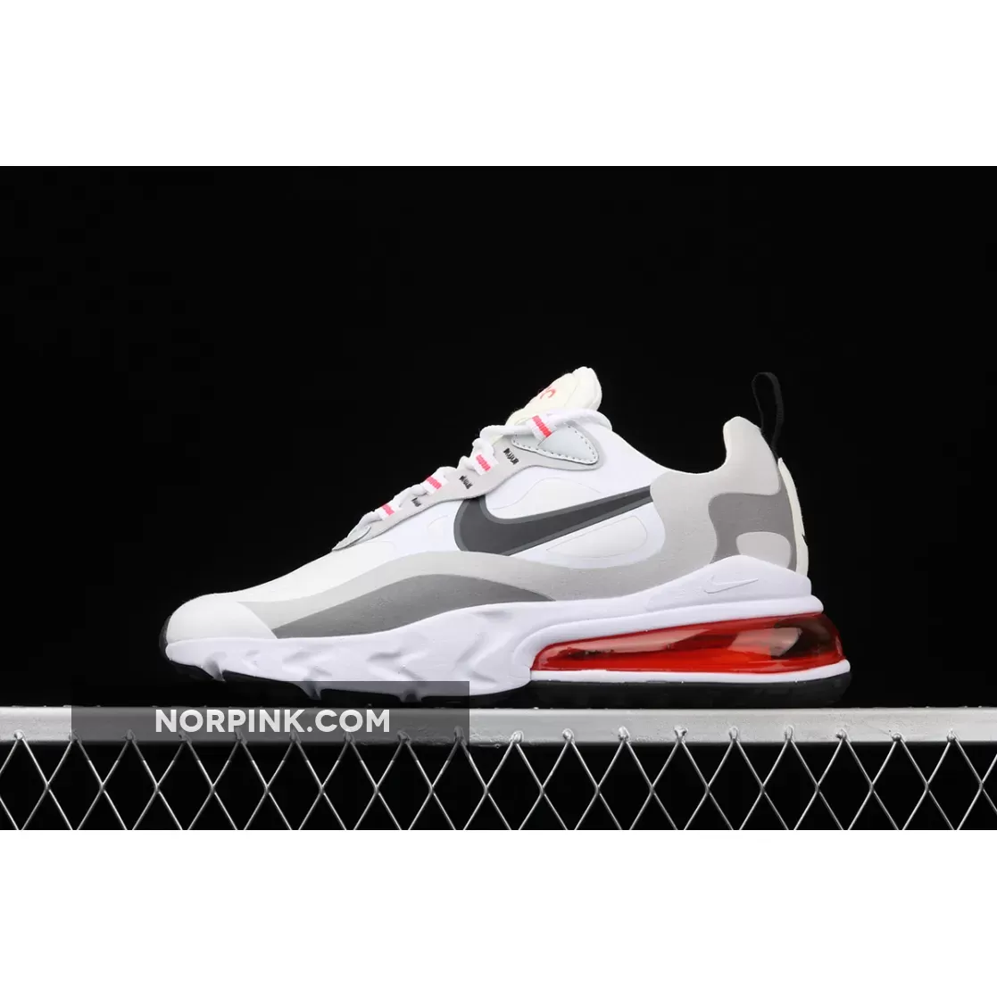 Nike Air Max 270 React White Flash Crimson CT1280-100