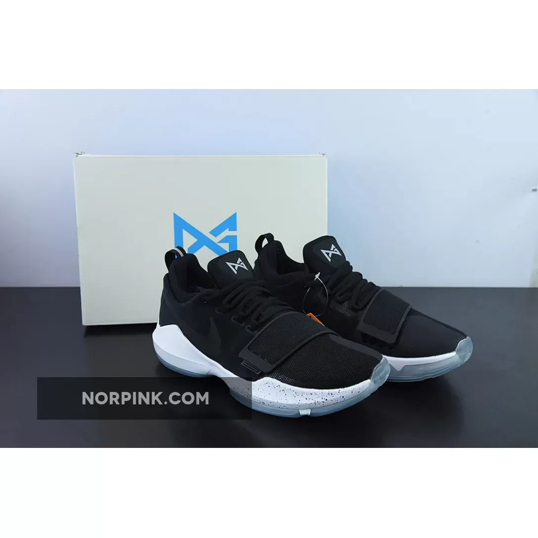 Nike PG 1 Black Ice Black/White-Hyper Turquoise 878627-001 Discount