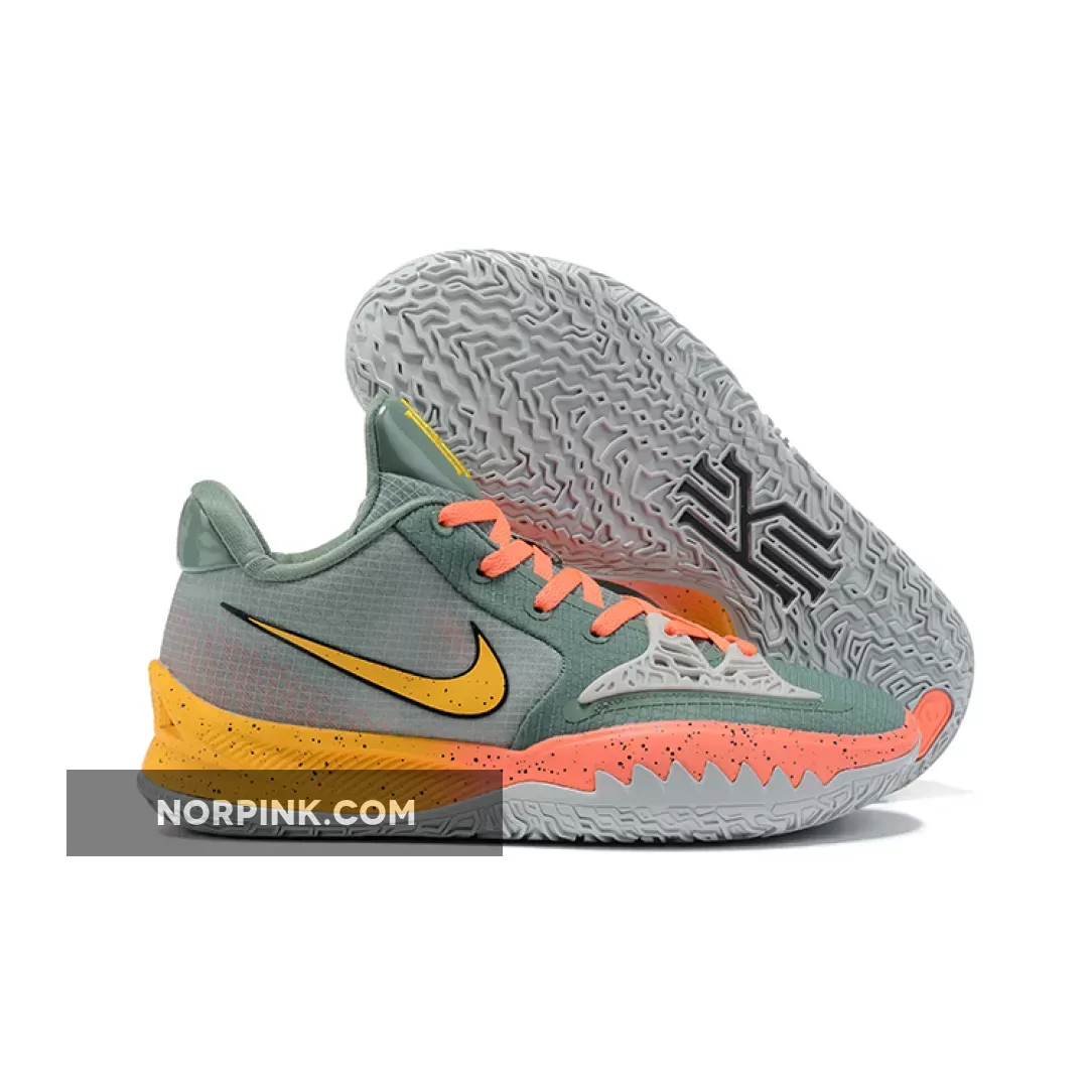 Kyrie Low 4 Green Orange / Nike Kyrie Low 4 'Sunrise' Dutch Green/Bright Mango/Laser Orange CW3985-301