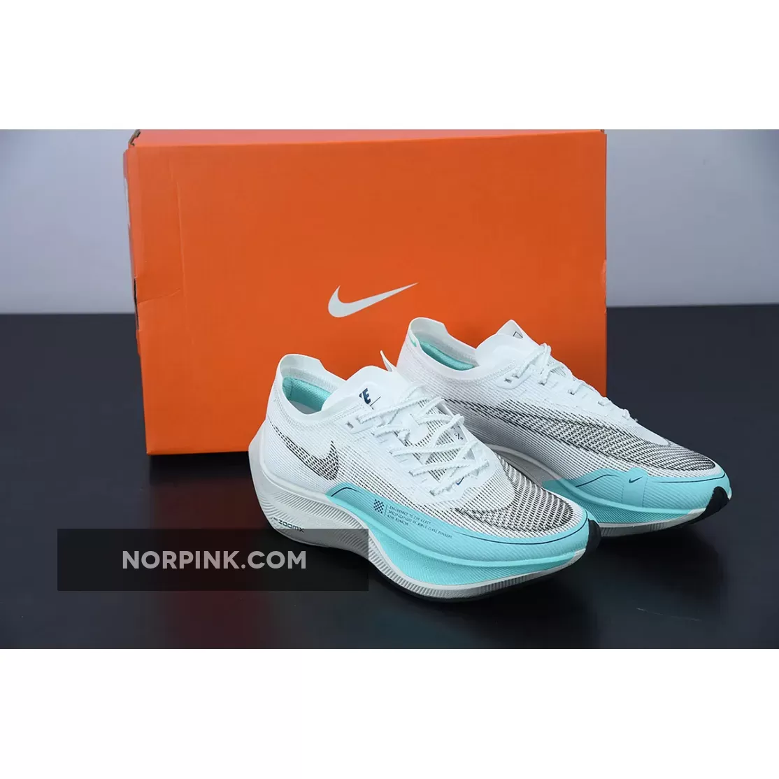 Nike Womens Vaporfly 2 Running Shoes / Nike ZoomX Vaporfly Next% 2 'White Aurora Green' CU4123-101