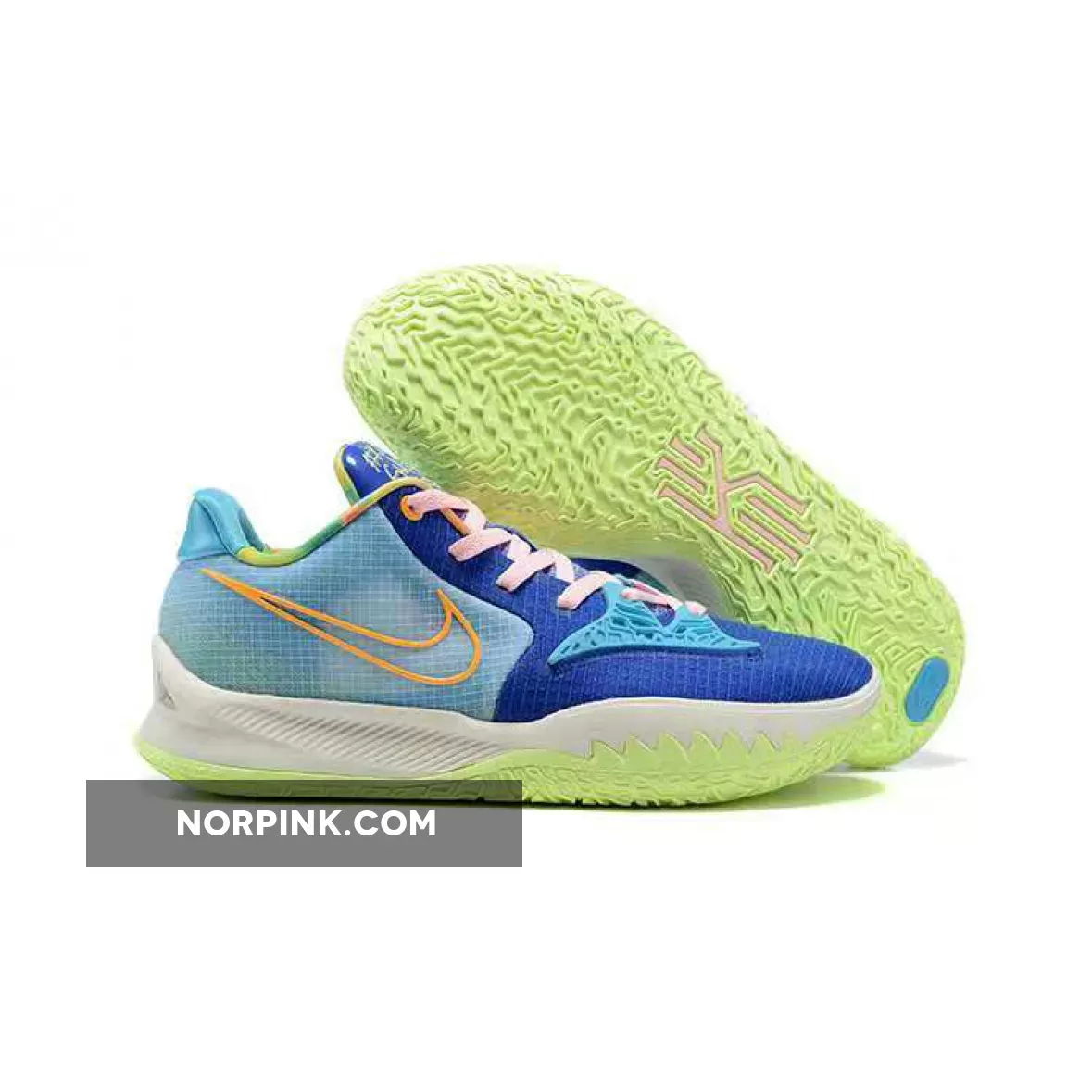 Nike Kyrie Low 4 Sky Blue/Royal Blue-White-Volt #sky blue nike