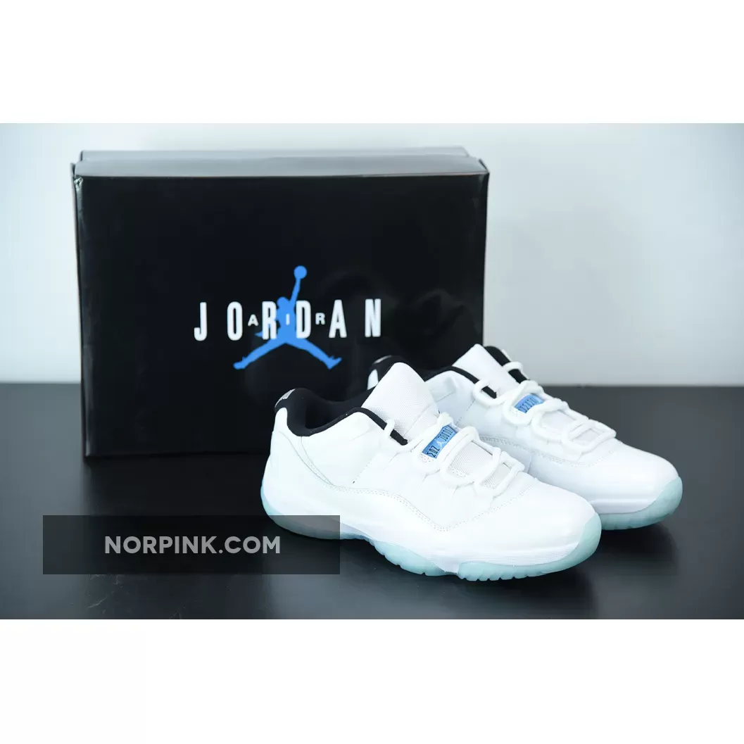 Air Jordan 11 Low "Legend Blue" White/Black-Legend Blue AV2187-117