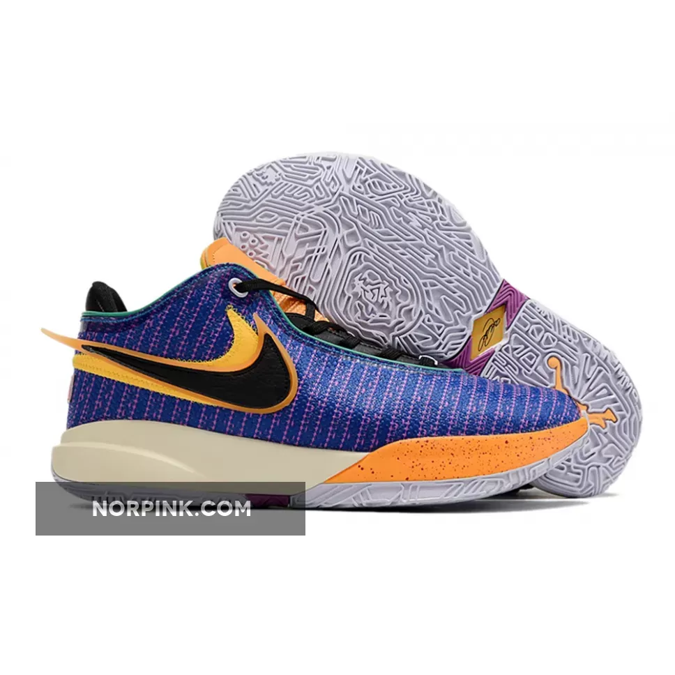 Nike LeBron 20 Racer Blue/Black-Vivid Purple | LEBRON 20 BLUE DQ8651-401