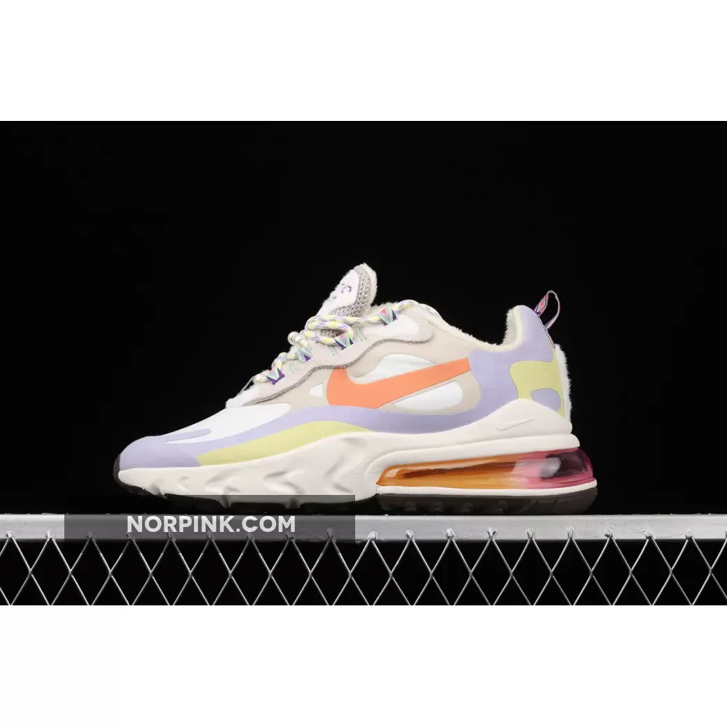 Nike Air Max 270 React Cream Purple Orange DC3276-101