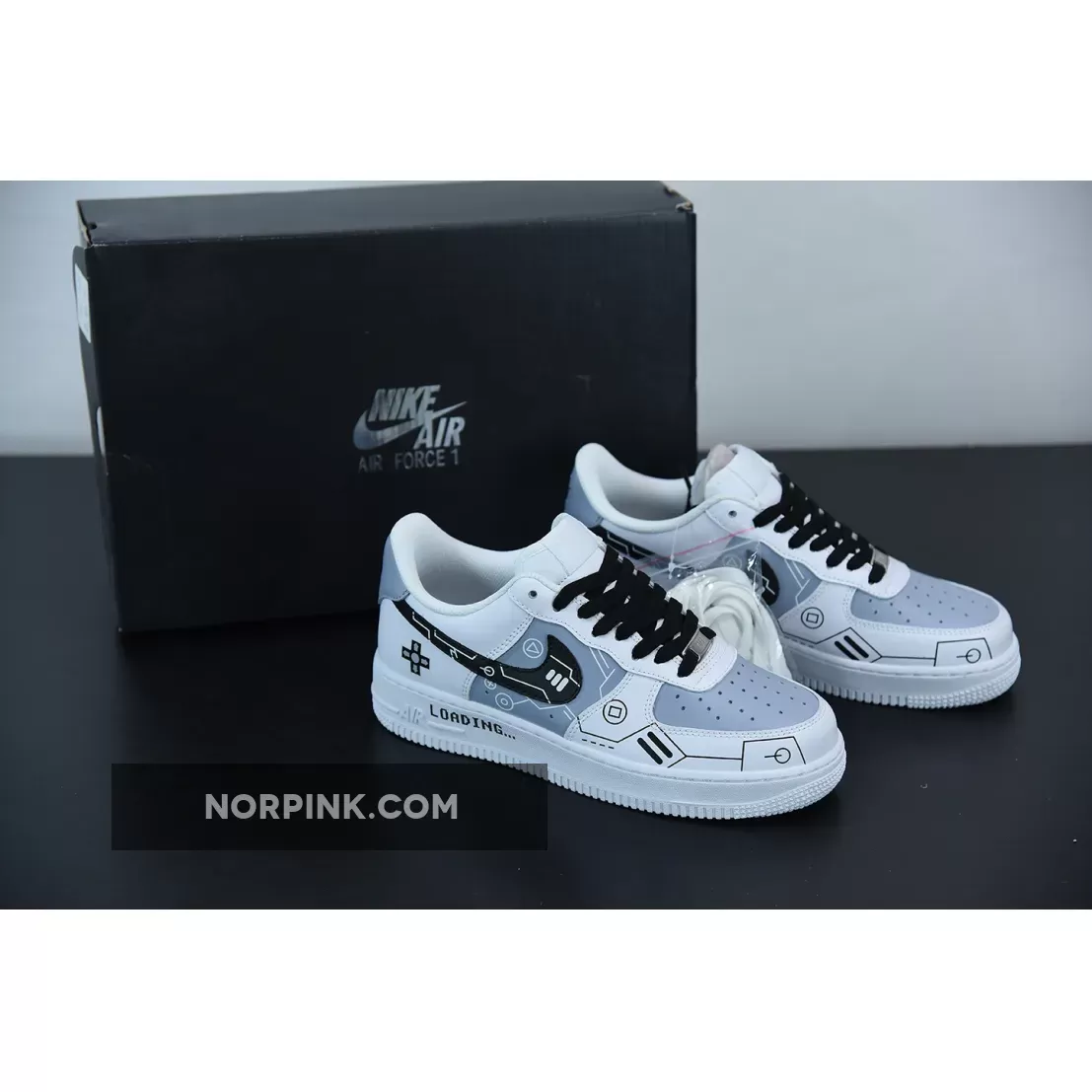 Where To Buy Custom Nike Air Force 1 Low White Black By You