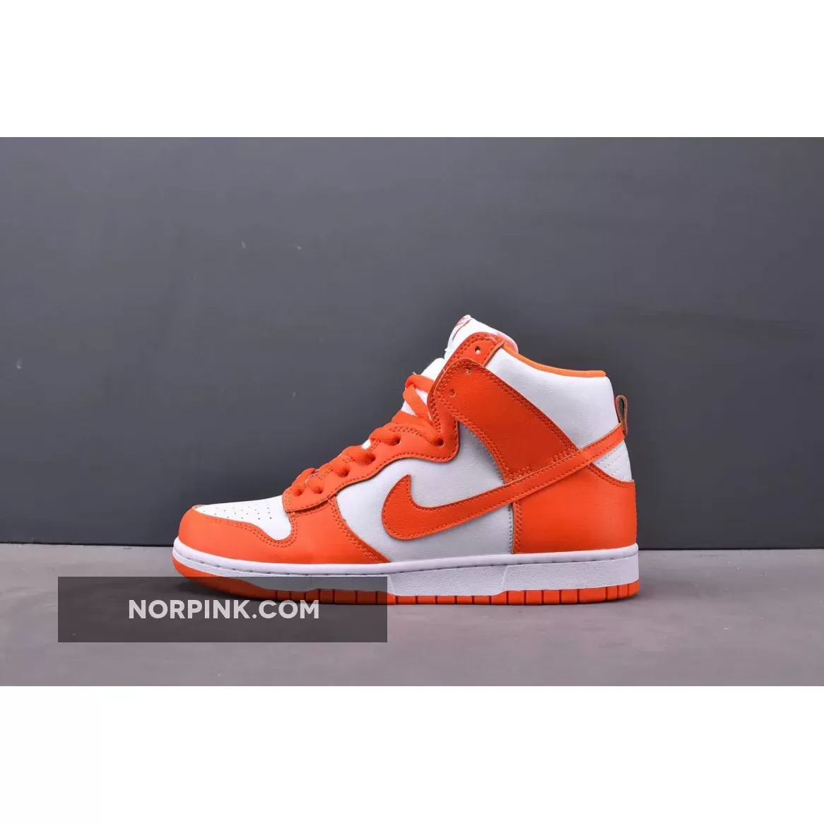 Nike Dunk High QS "Syracuse" White/Team Orange-White