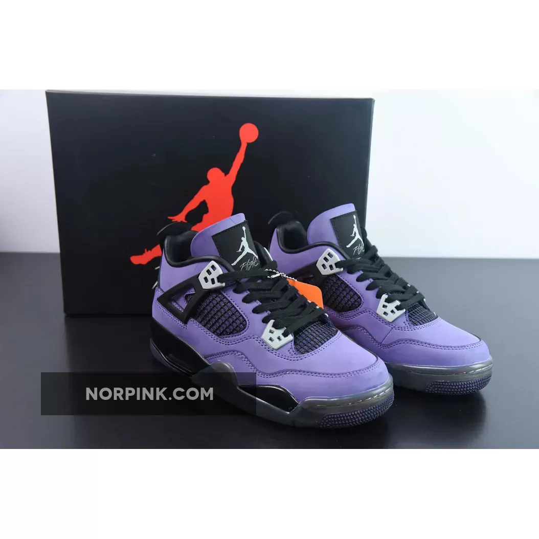 Travis Scott X Air Jordan 4 Purple Dynasty 1675861066 Discount