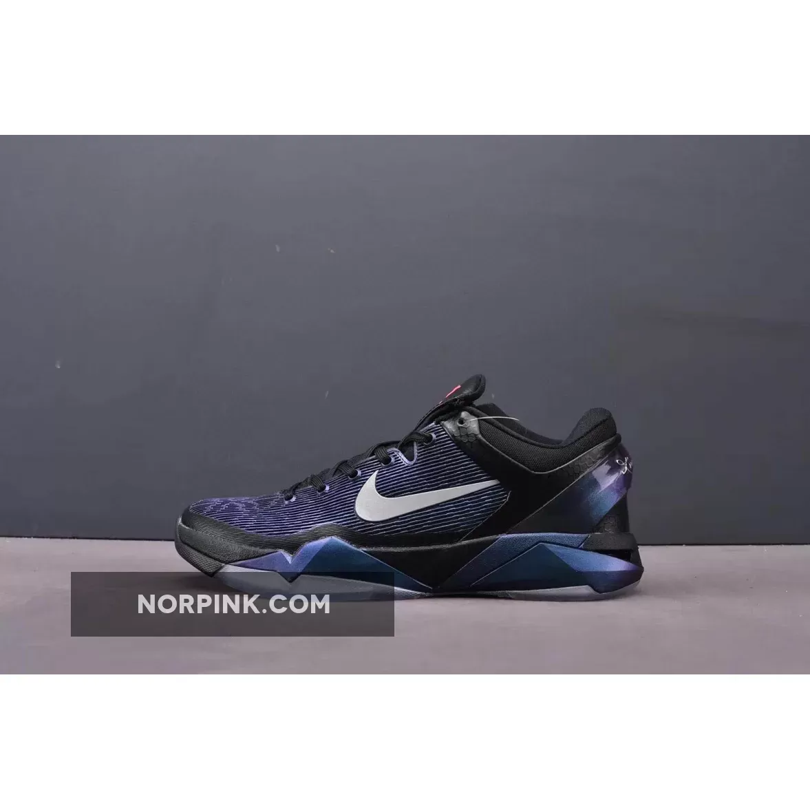 Nike Zoom Kobe 7 ‘Invisibility Cloak’ Black/Court Purple-Turquoise Blue | kobe 7 blue