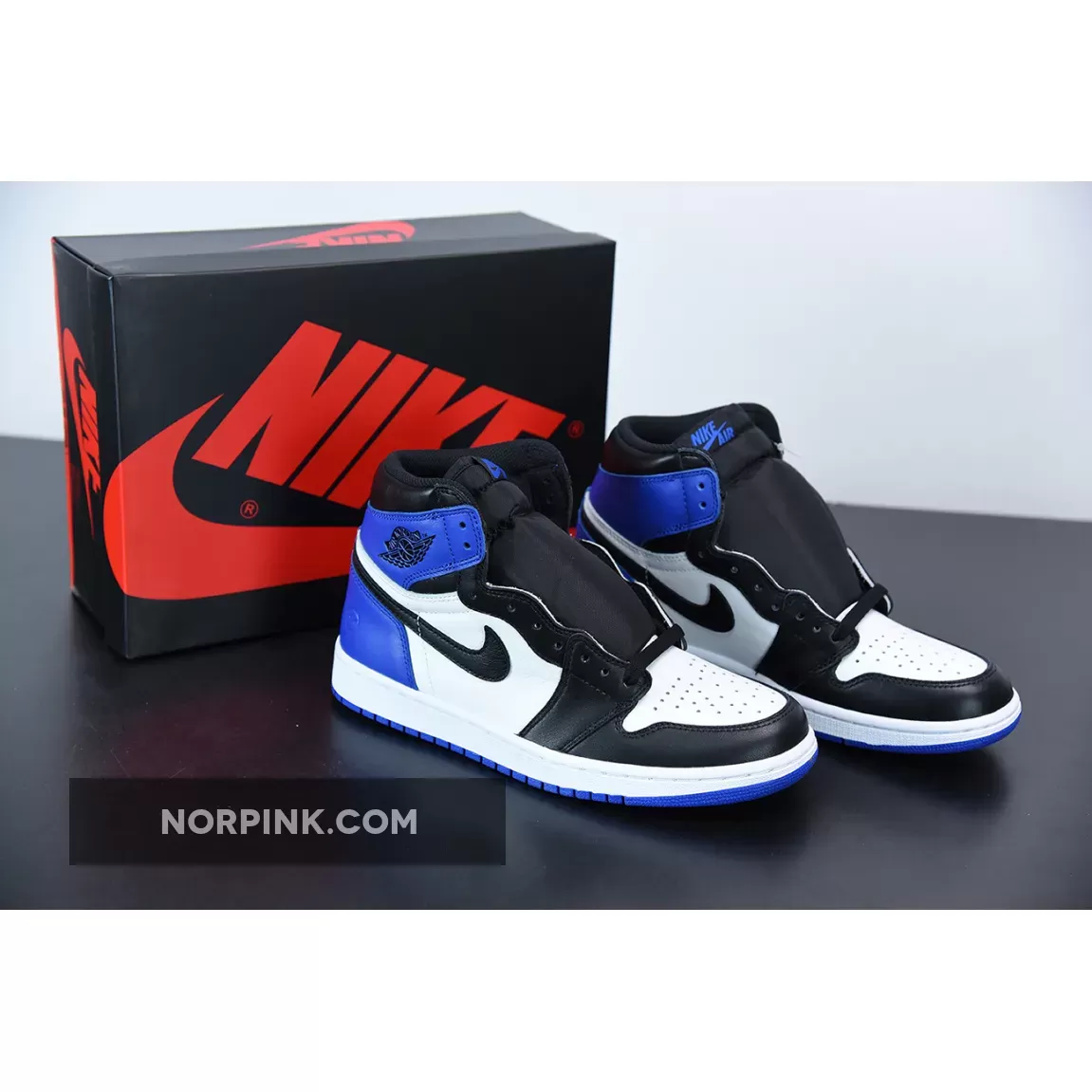 Fragment Design x Air Jordan 1 Retro High OG White/Sport Royal-Black / jordan 1 fragment high