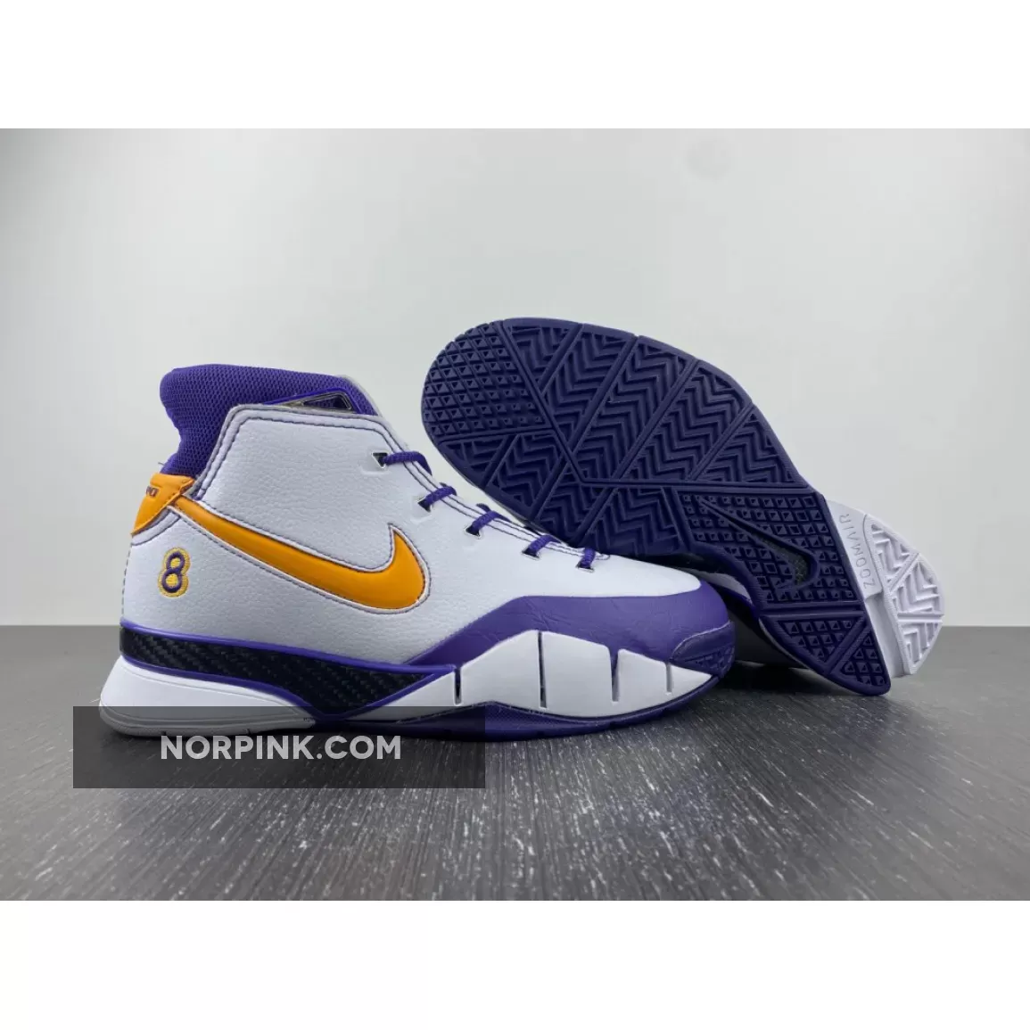 Nike Kobe 1 Protro 'Close Out' White/Del Sol-Varsity Purple AQ2728-101 Discount