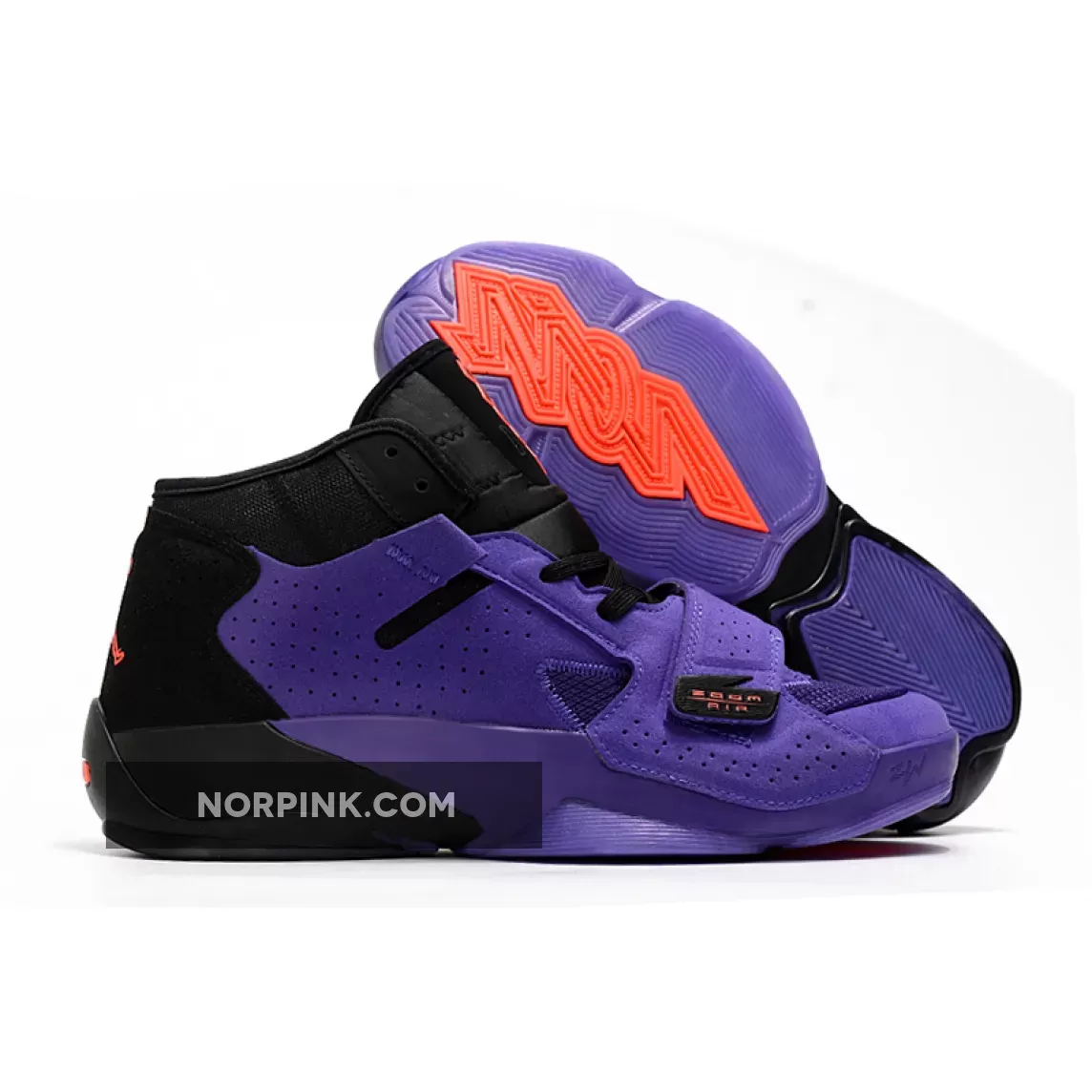 Jordan Zion 2 "Raptors" Purple/Black/Red