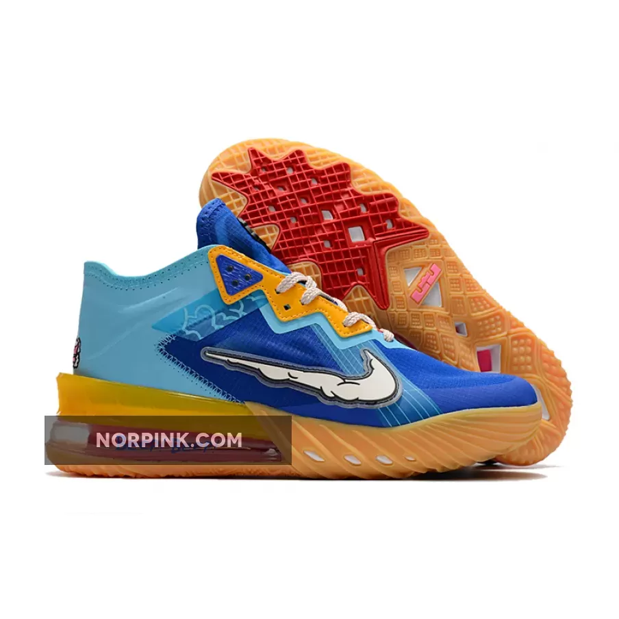 Space Jam x Nike LeBron 18 Low 'Wile E. vs Roadrunner' CV7562-401 lebron 18 low 'wile e. vs roadrunner'