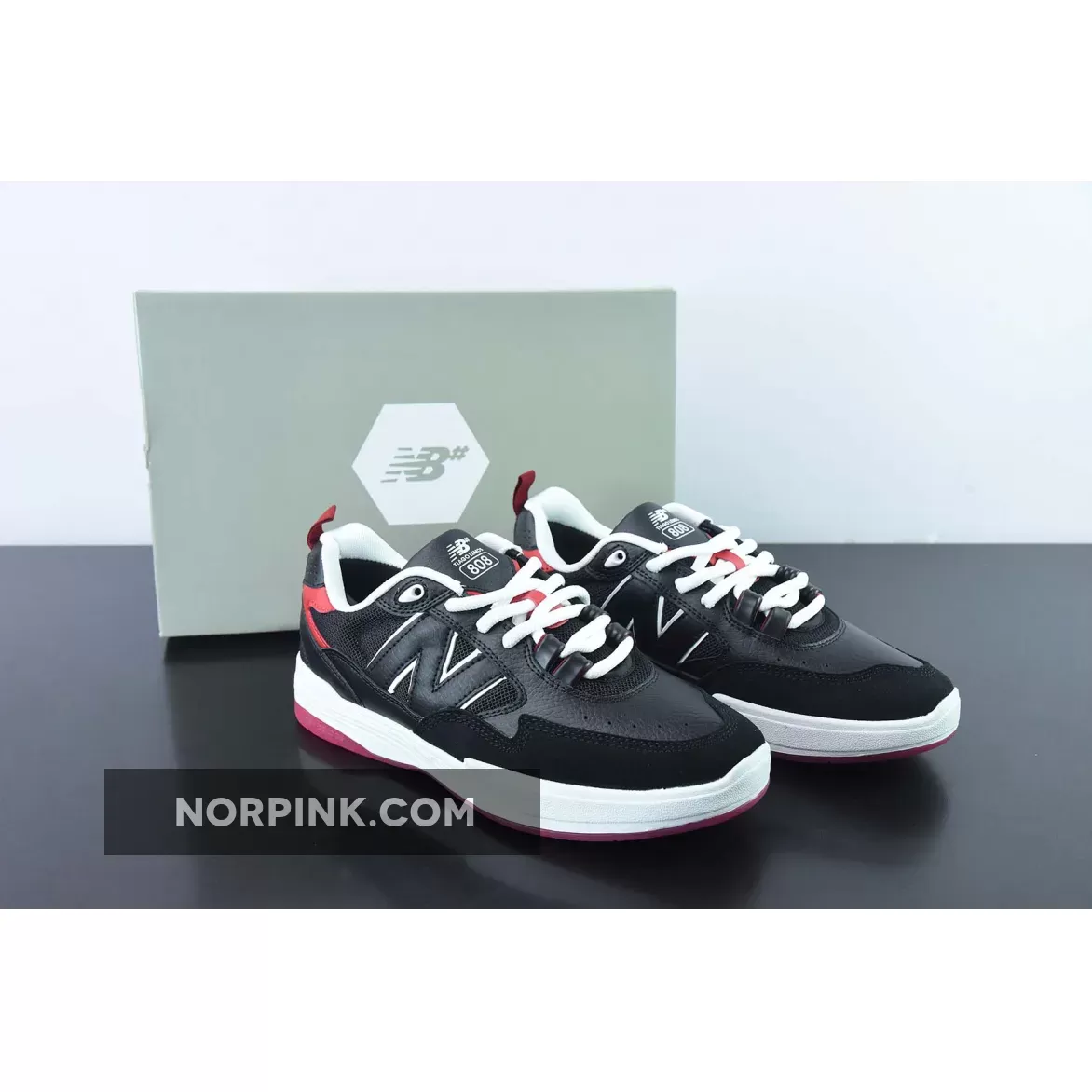 New Balance Numeric Tiago Lemos 808 Black Red NM808BRD / tiago lemos new balance 808