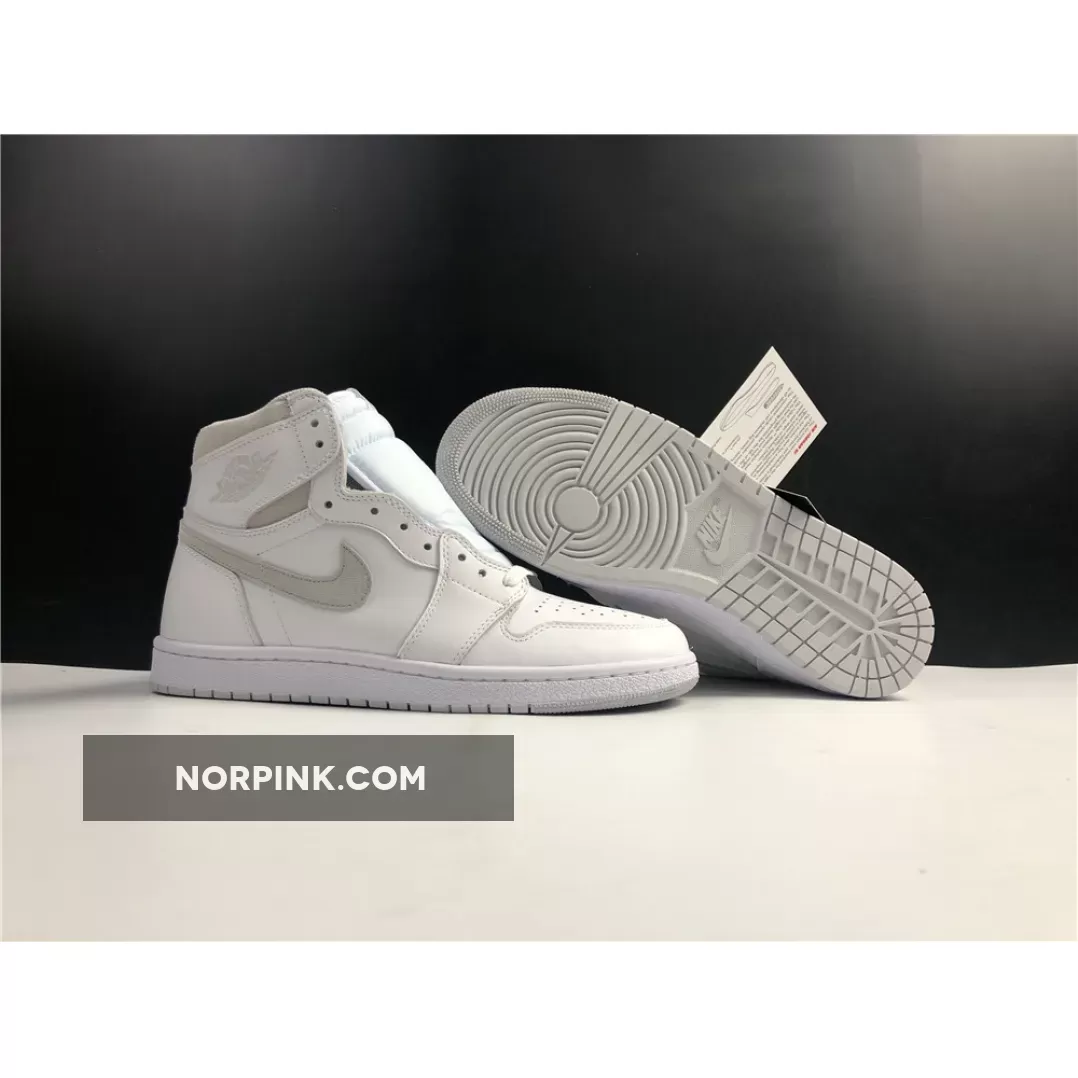 Air Jordan 1 High '85 White/Neutral Grey BQ4422-100 Restock