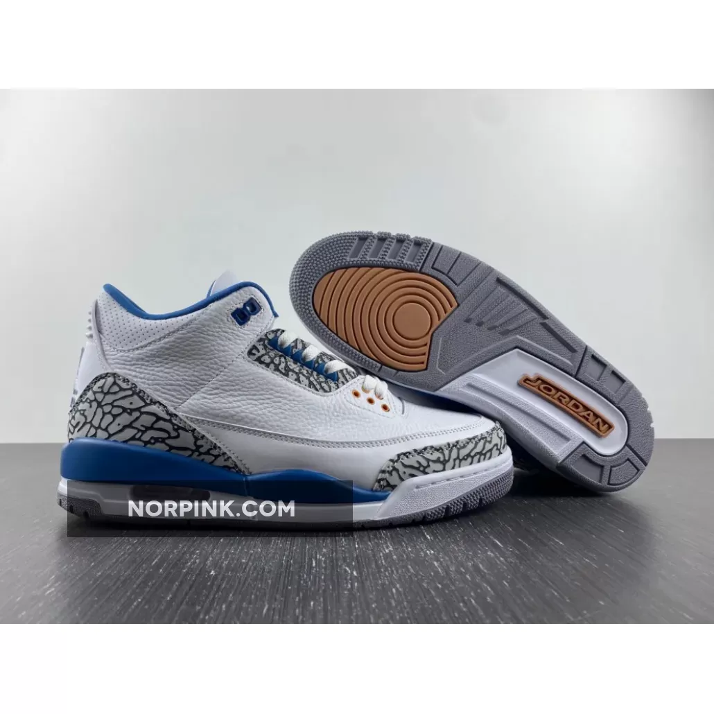 Air Jordan 3 "Wizards" White/True Blue/Metallic Copper/Cement Grey / 3 True Blue CT8532-148