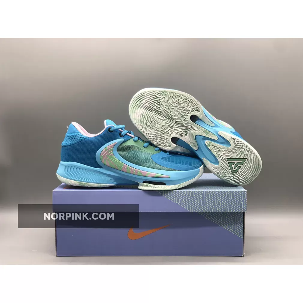 Nike Zoom Freak 4 Laser Blue/Lilac-Light Menta DJ6149-400 Online Sale