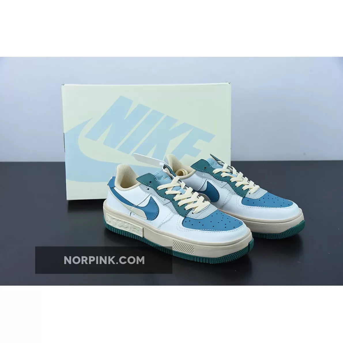 Nike Air Force 1 Fontanka White/Blue-Green / blue green air force 1