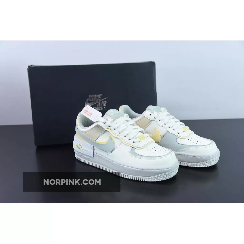 Nike Air Force 1 Shadow Sail/Light Silver-Citron Tint DR7883-101 New Releases