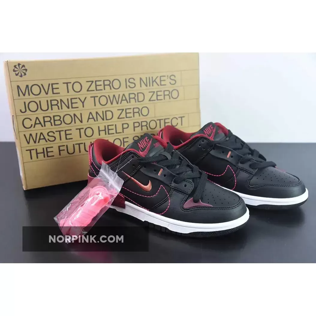 Nike Dunk Low Disrupt 2 Black Red Black Beetroot DV4024-003