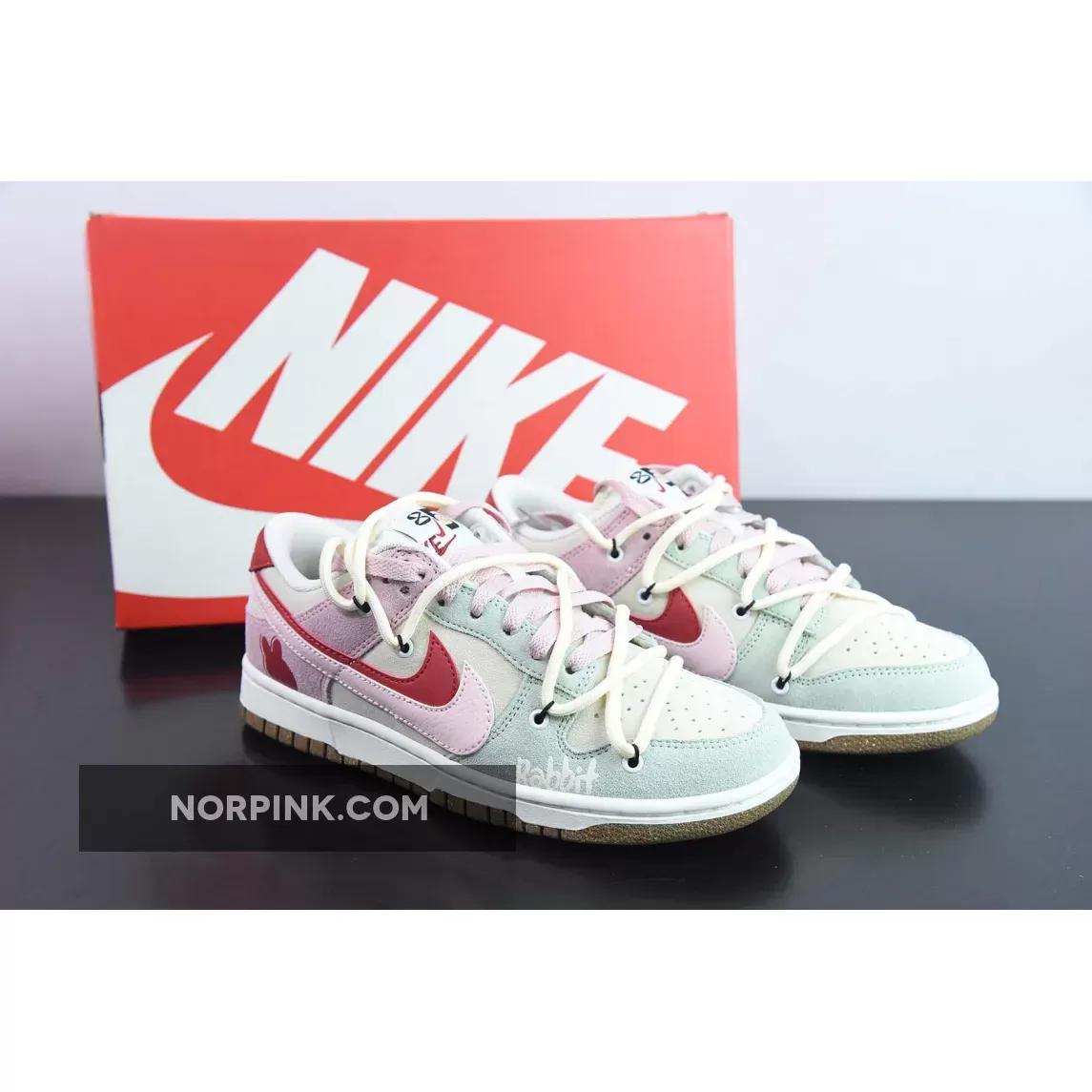 Custom Nike Dunk Low '85 Double Swoosh' Rabbit 1684126740 Online Sale