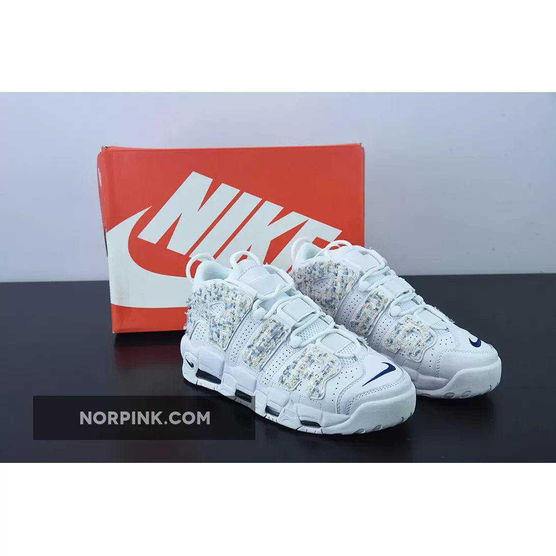 Nike Air More Uptempo White Blue 1675864627 Discount