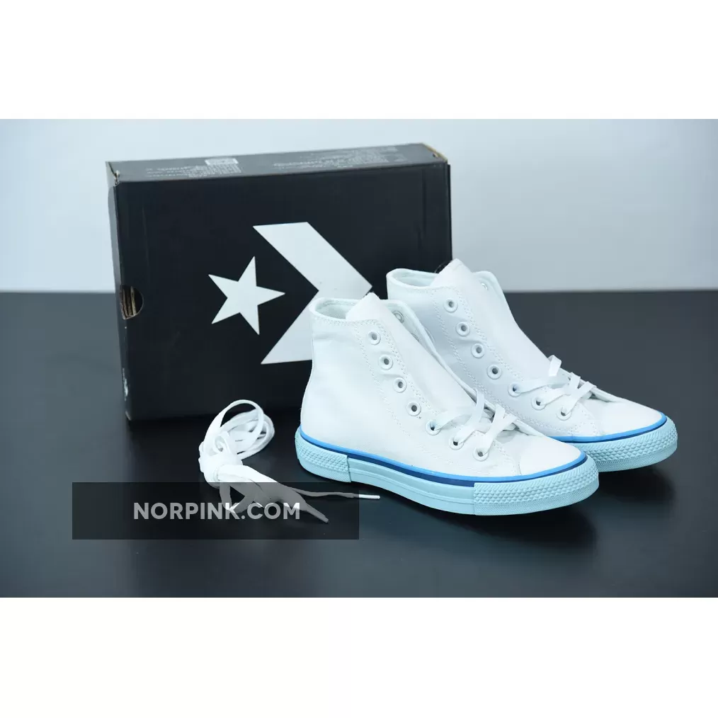 Converse Chuck Taylor All Star Hi Blue Ice Cream | CREAM CHUCKS