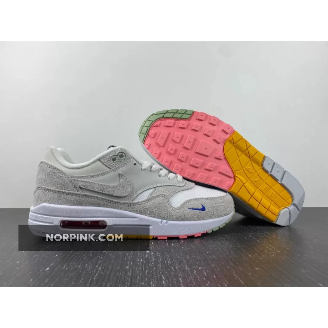 Nike Air Max 1 "Pom Pom Polka Dot" White Grey FB4959-121