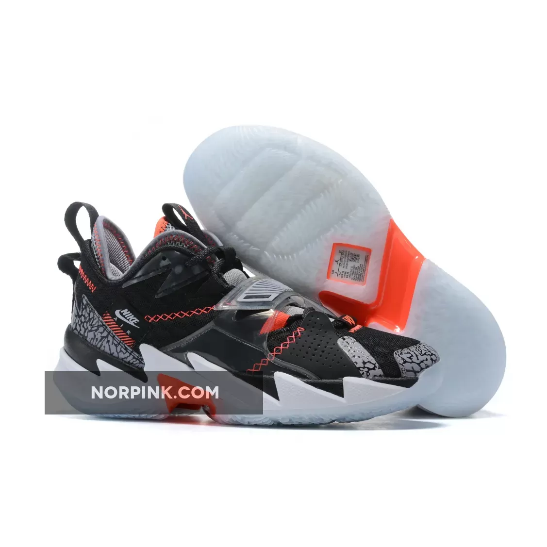 Jordan Why Not Zer0.3 'Black Cement' CD3003-006 / jordan why not zer0.3 black cement