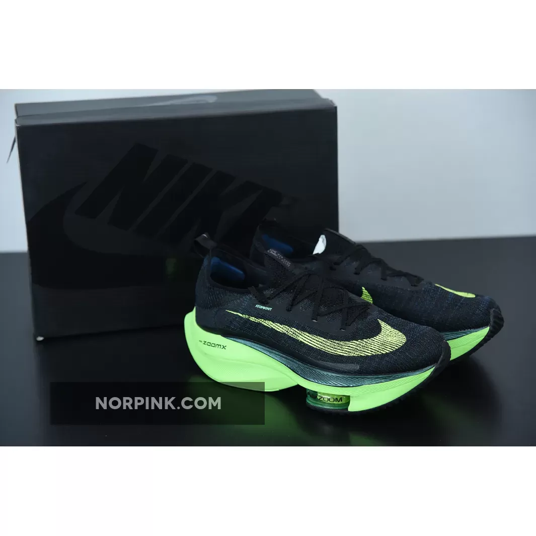 Nike ZoomX VaporFly NEXT% Valerian Blue/Lime Blast-Black / Alpha Flies CI9925-400