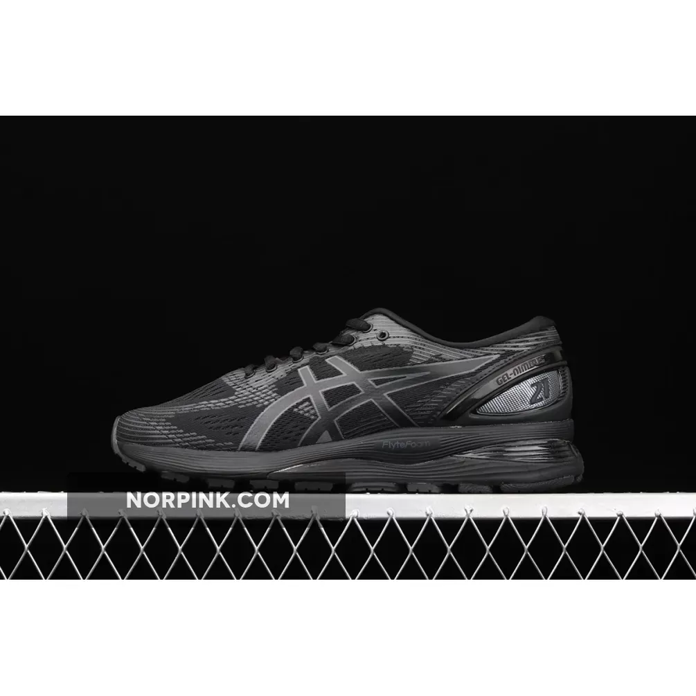 Asics Men's Gel-Nimbus 21 Black Restock