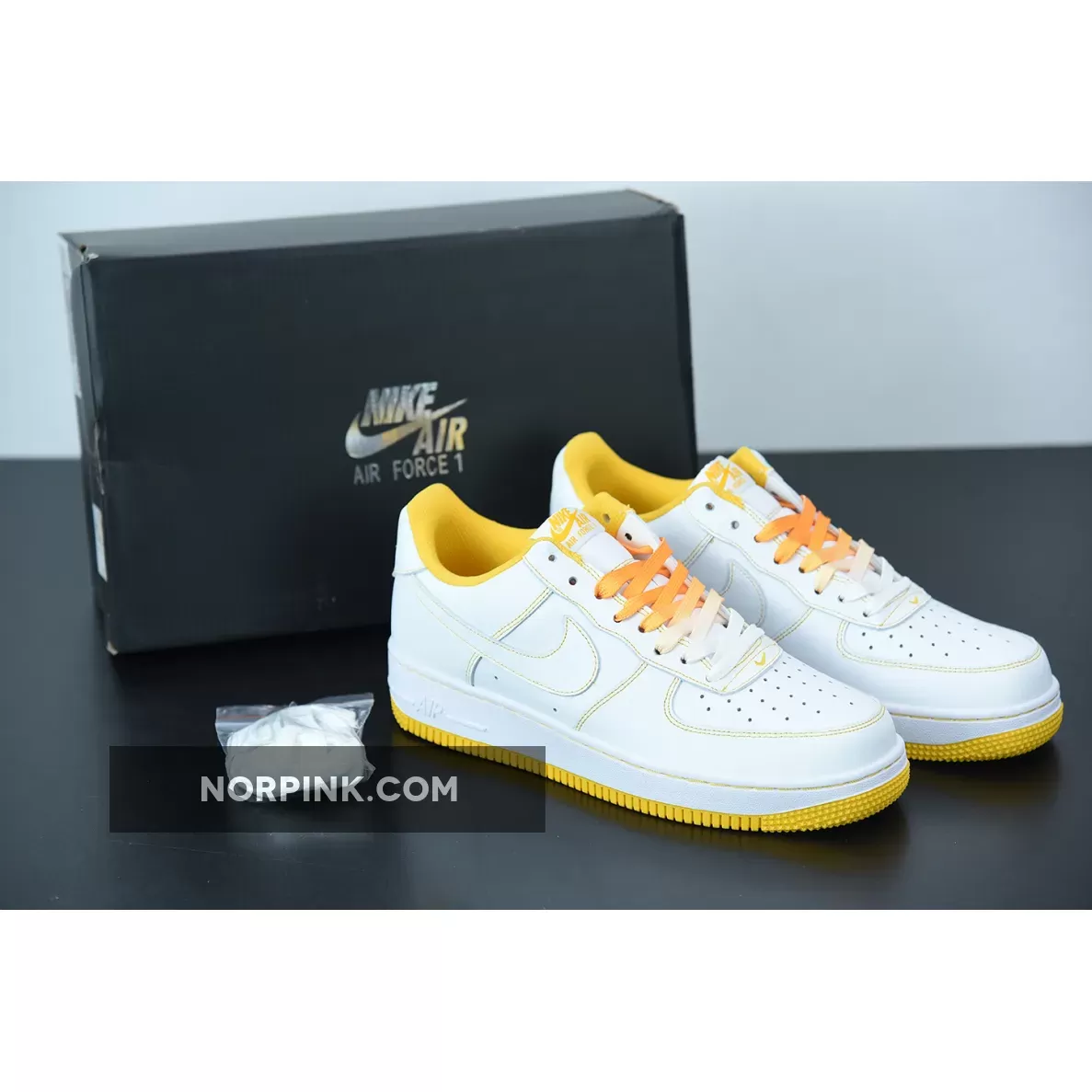 Nike Air Force 1 Low White/White-Laser Orange CV1724-102