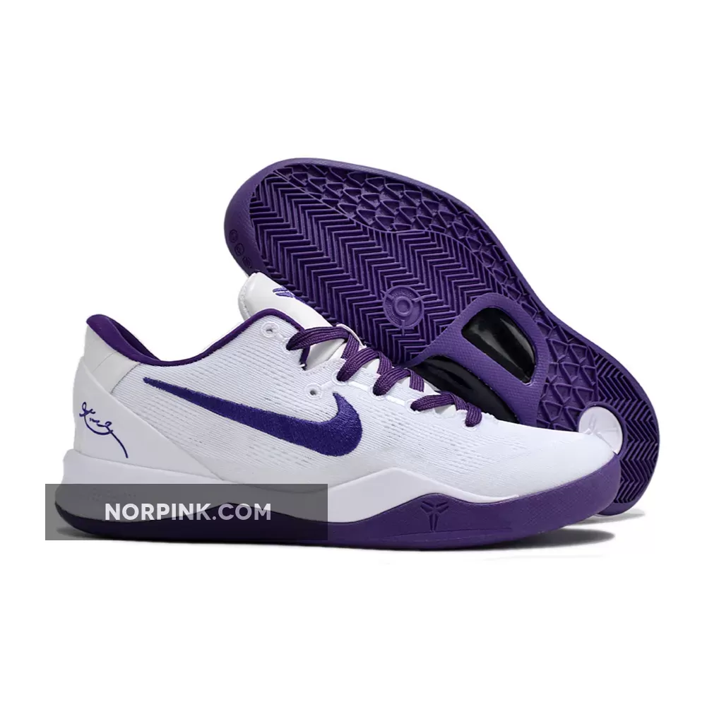 Nike Kobe 8 Protro White Court Purple / White Kobes FQ3549-191