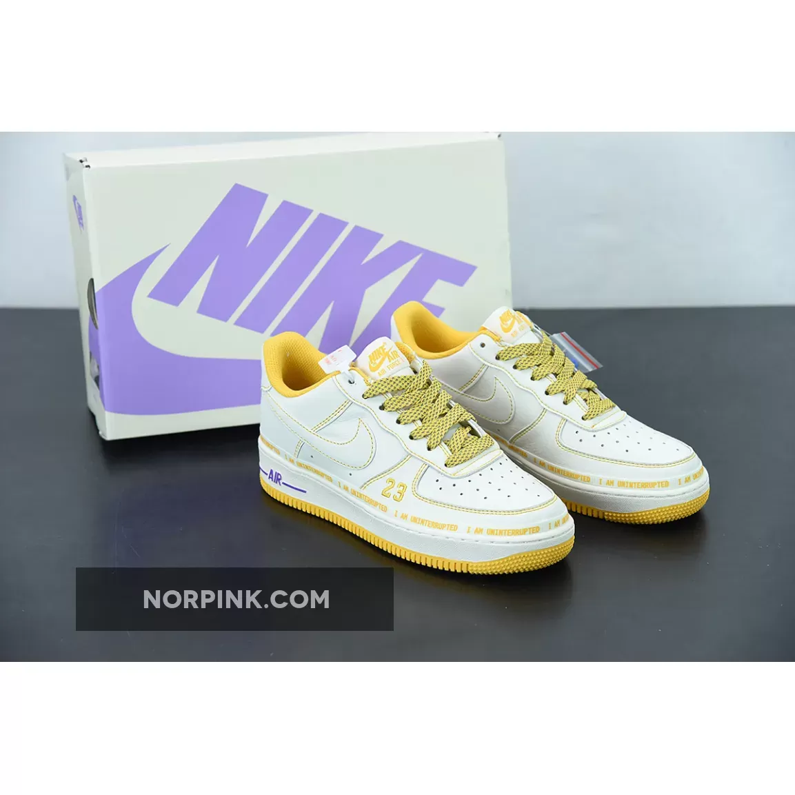 Uninterrupted X Nike Air Force 1 Low White Yellow 1675865919 Online Sale