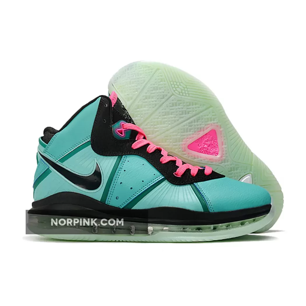 Nike LeBron 8 'South Beach' Retro/Pink Flash-Filament Green-Black CZ0328-400 Online Sale