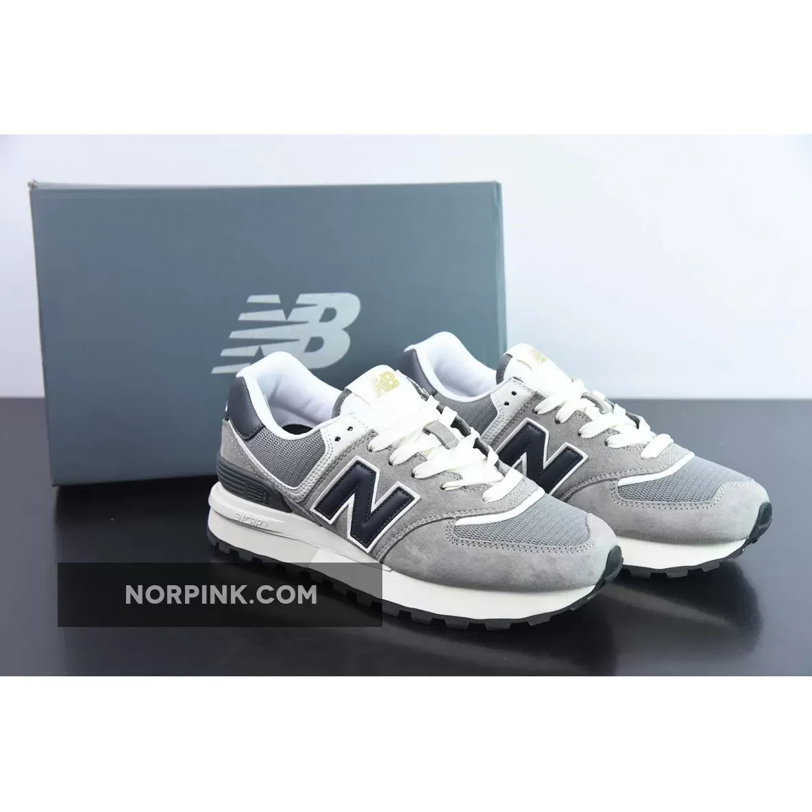 Discount New Balance 574 Legacy White Silver Birch U574LGE1